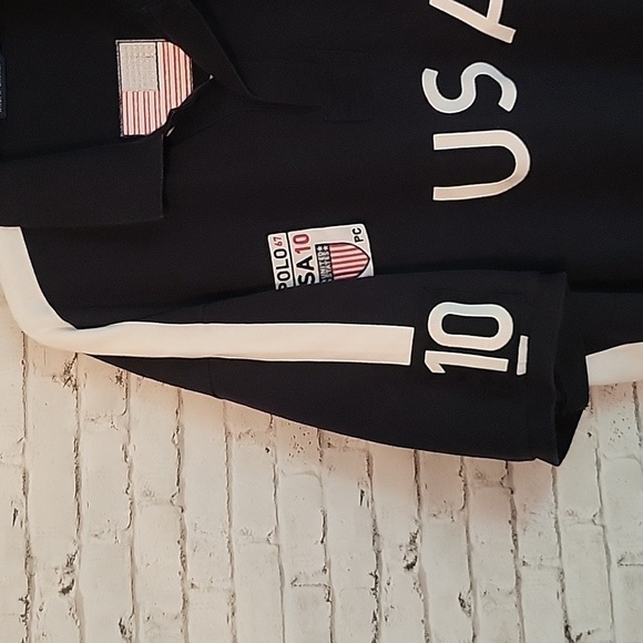 Polo By Ralph Lauren, Team USA #10, Polo Shirt, Navy, Size 4XB. - Picture 5 of 15